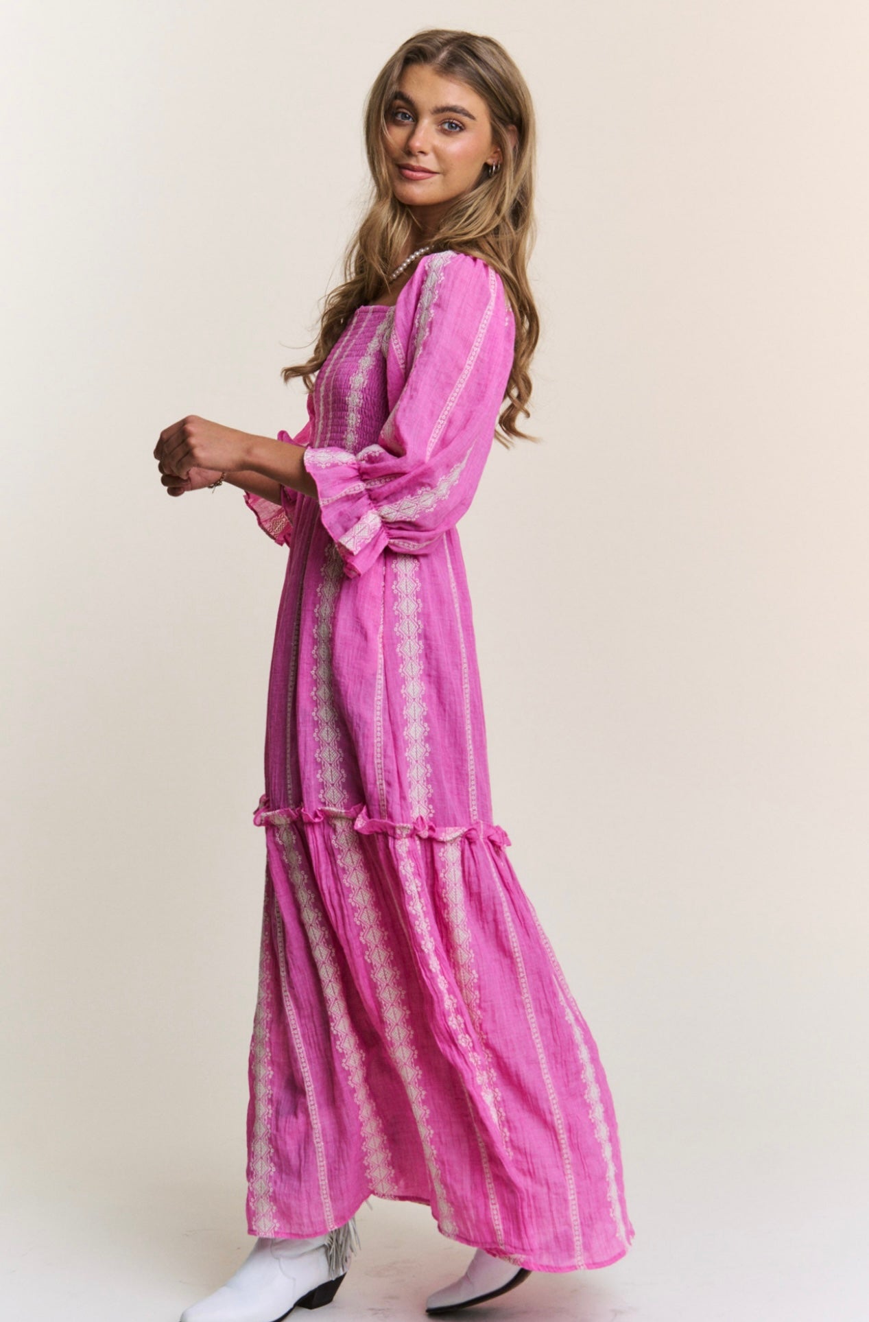 The Magenta Dress